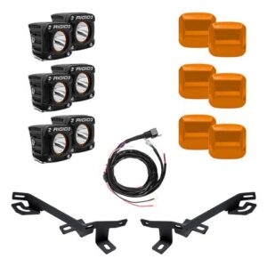 ATV sound system with speakers, wiring, and mounting brackets for off-road vehicles.